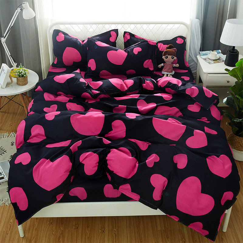 Set letto cuori rossi biggy