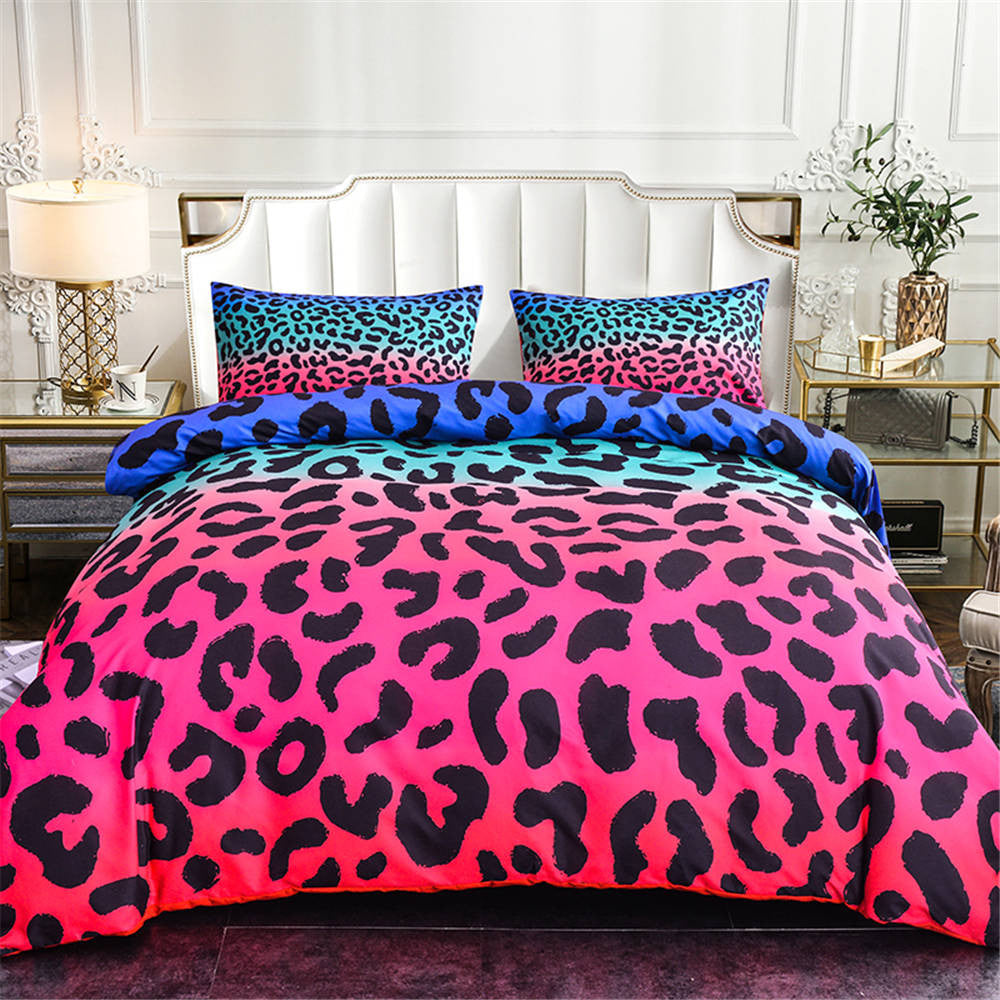 Set letto leopard rainbow