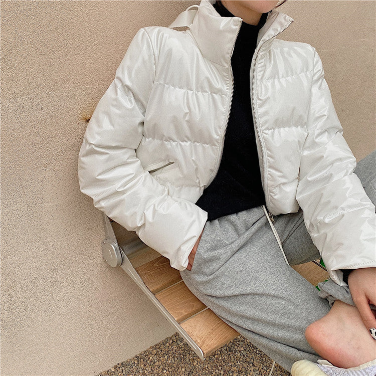 Piumino lucidissimo in vinile Karp