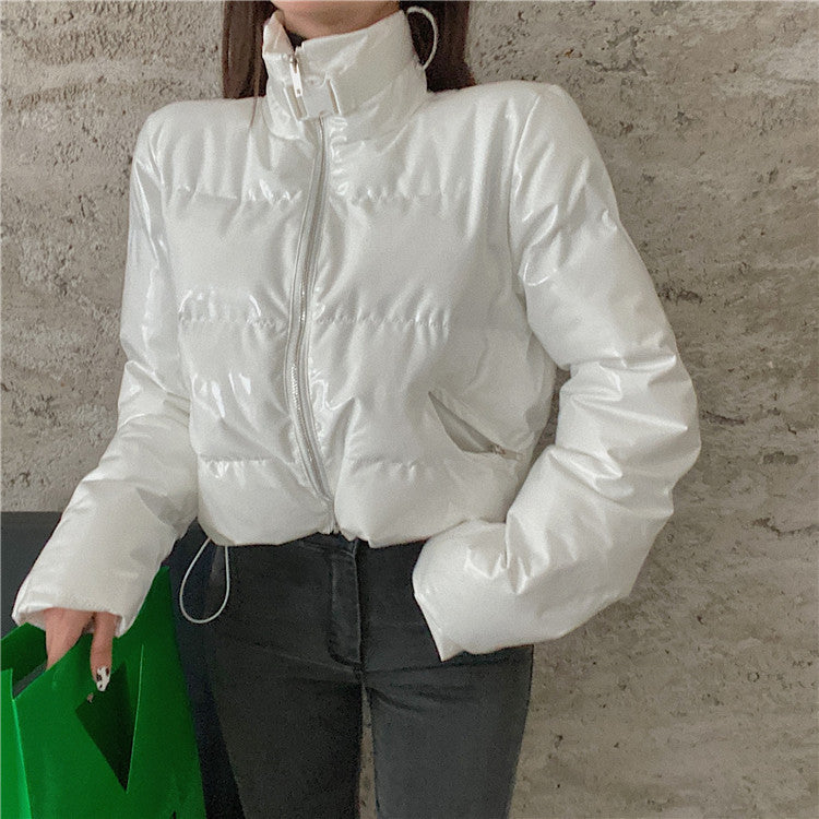 Piumino lucidissimo in vinile Karp