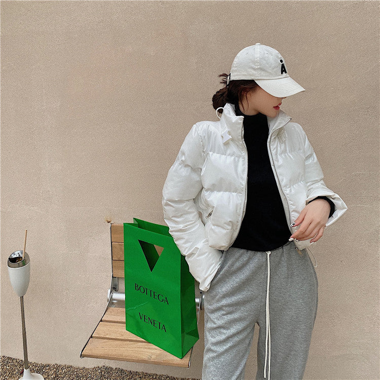 Piumino lucidissimo in vinile Karp