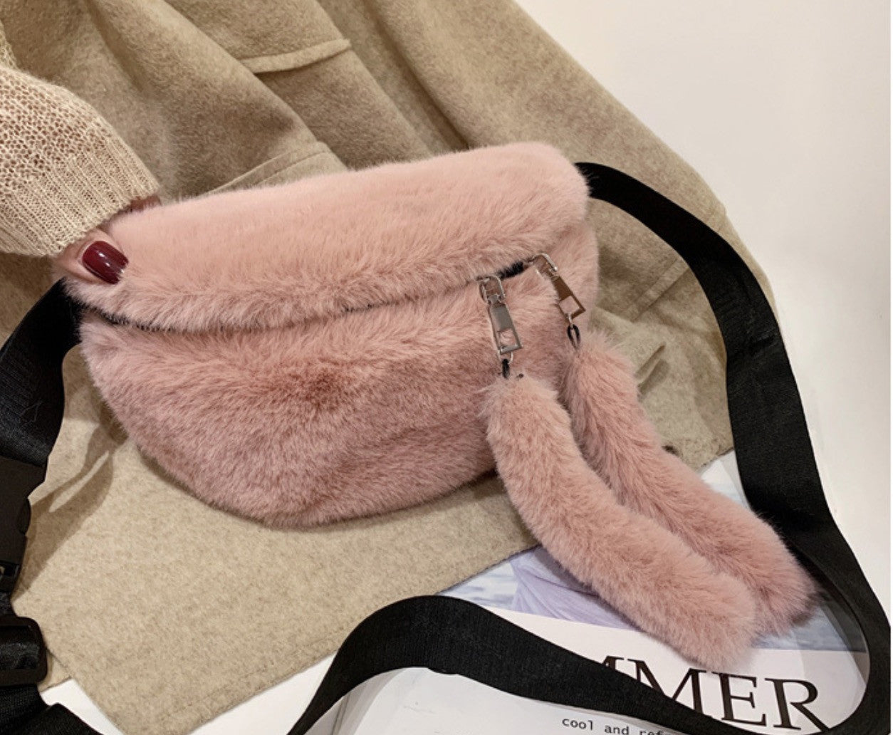 Marsupio ecopelliccia