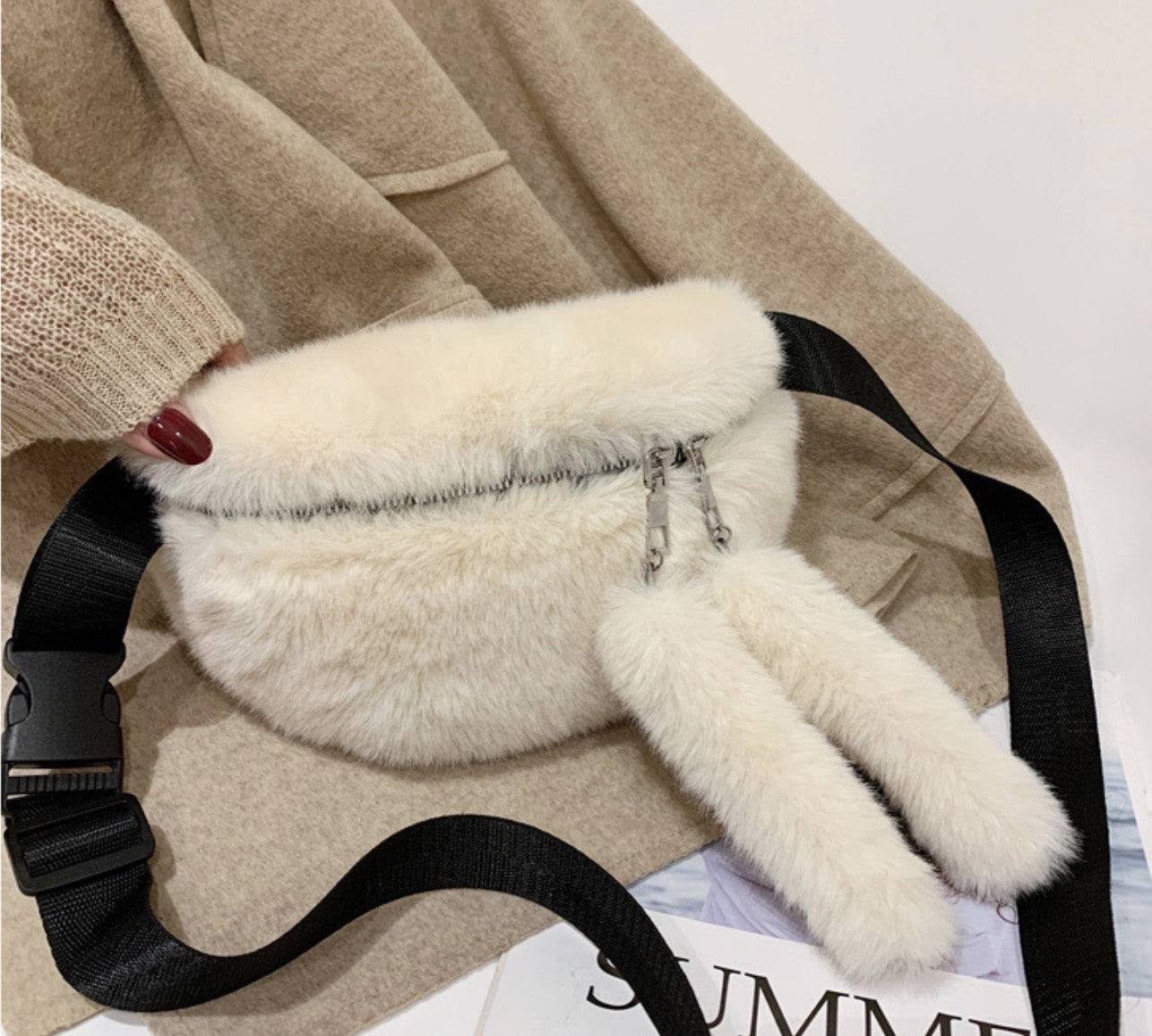 Marsupio ecopelliccia