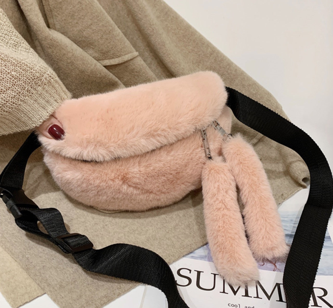 Marsupio ecopelliccia