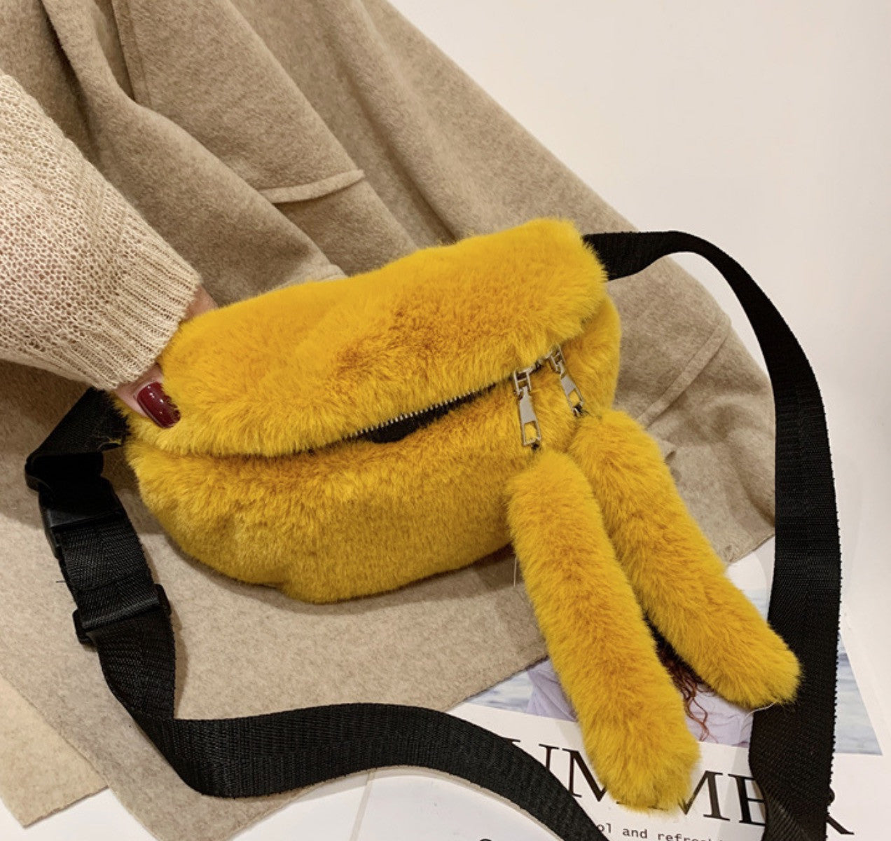 Marsupio ecopelliccia