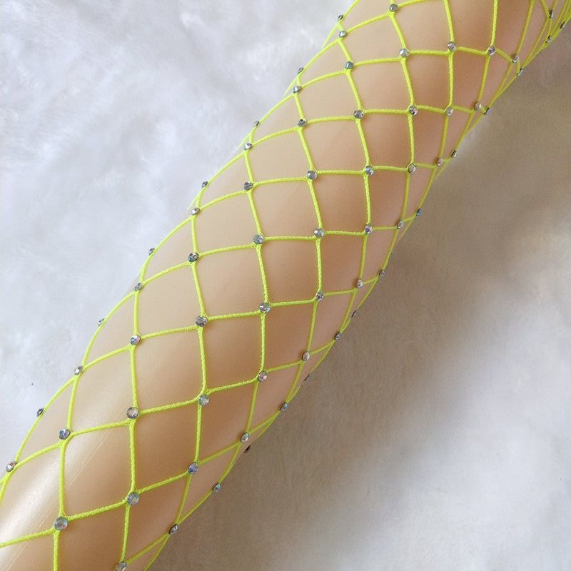 Collant rete super strass