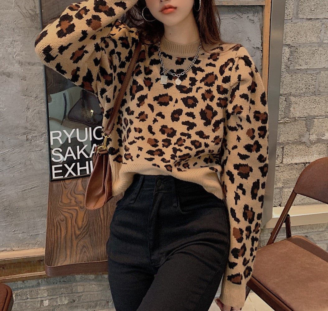 Maglione Leopard Kenya