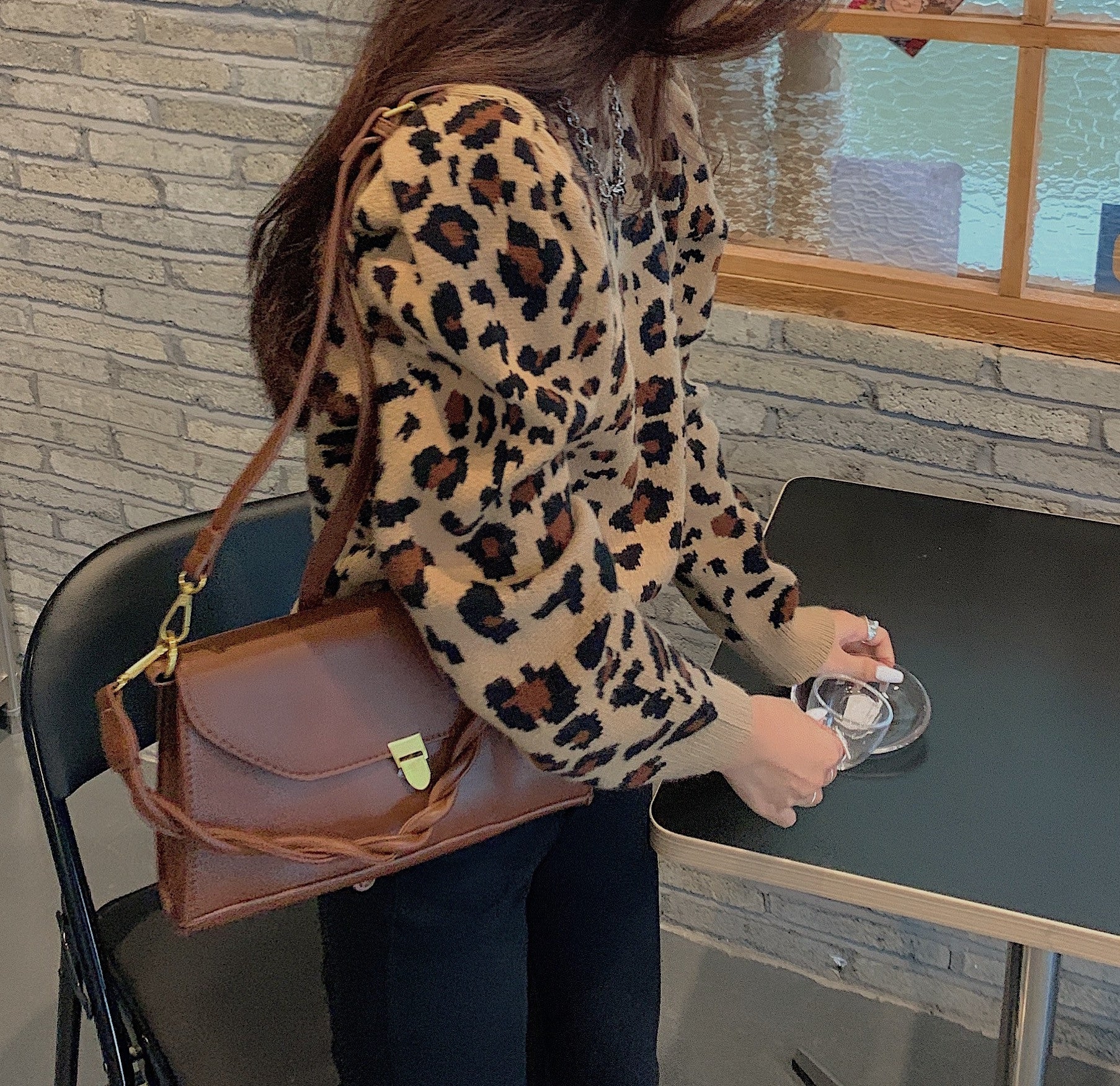 Maglione Leopard Kenya