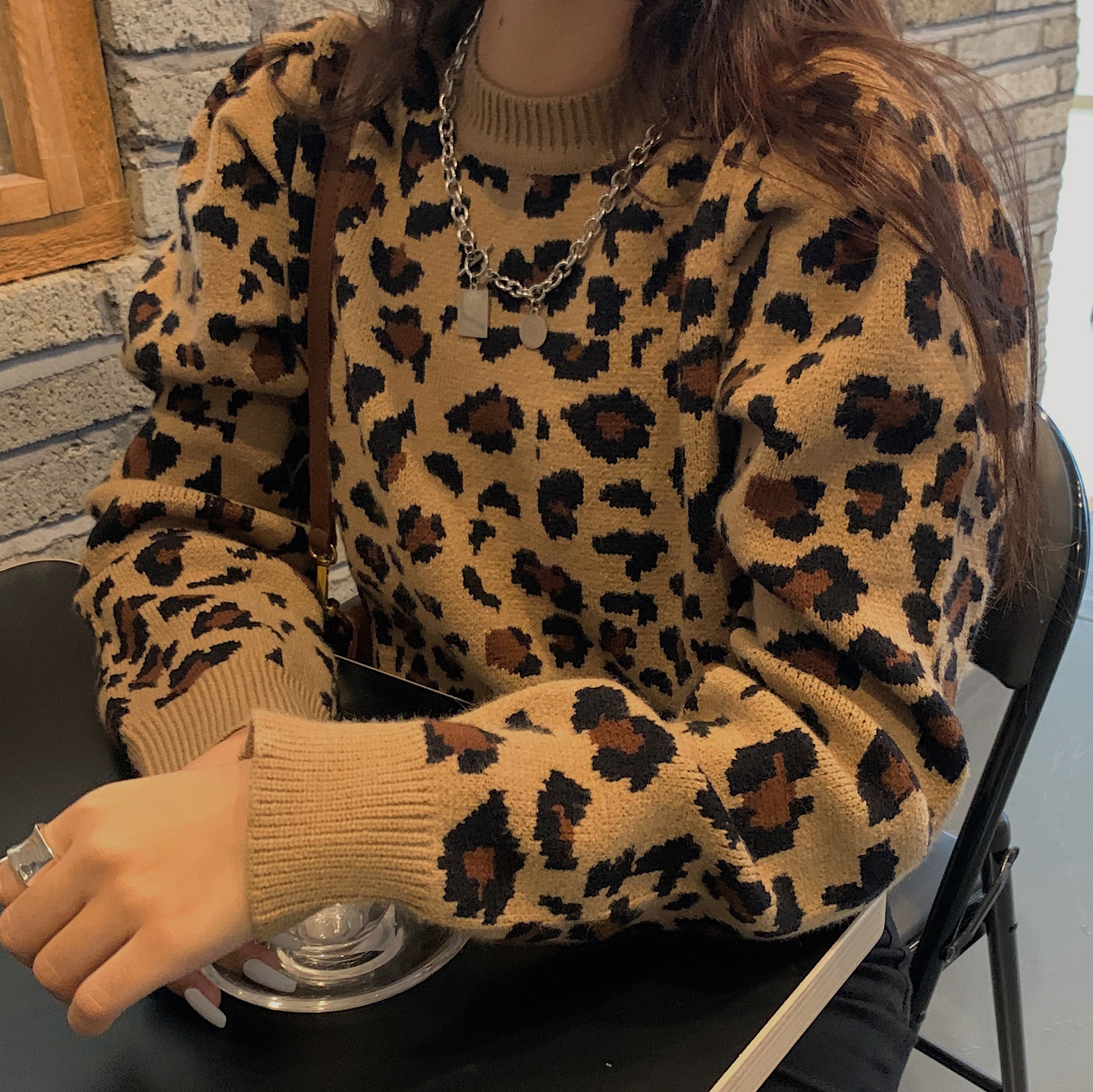 Maglione Leopard Kenya