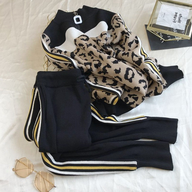 Set tuta in maglia Ghiki Animalier