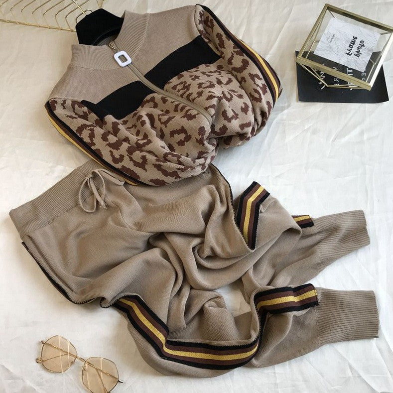 Set tuta in maglia Ghiki Animalier