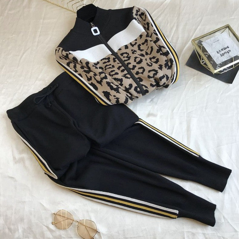 Set tuta in maglia Ghiki Animalier