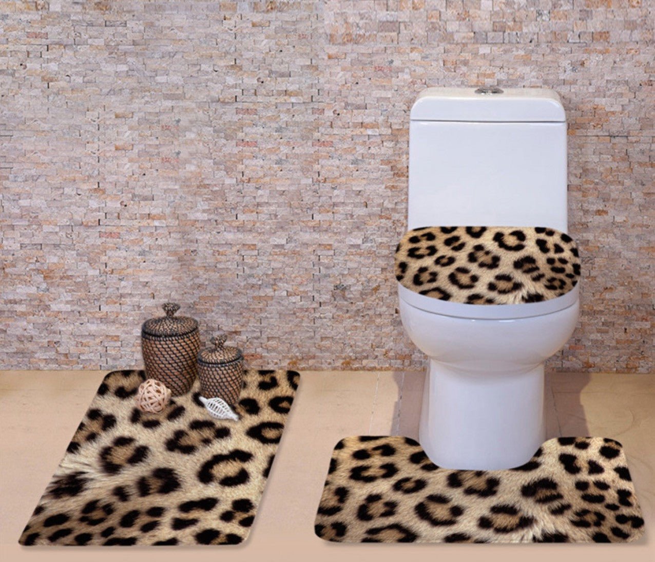 Set tappetini bagno animalier