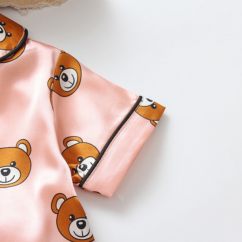 Pigiamino baby orsetti raso