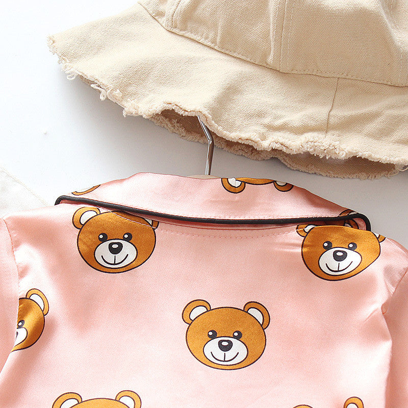 Pigiamino baby orsetti raso