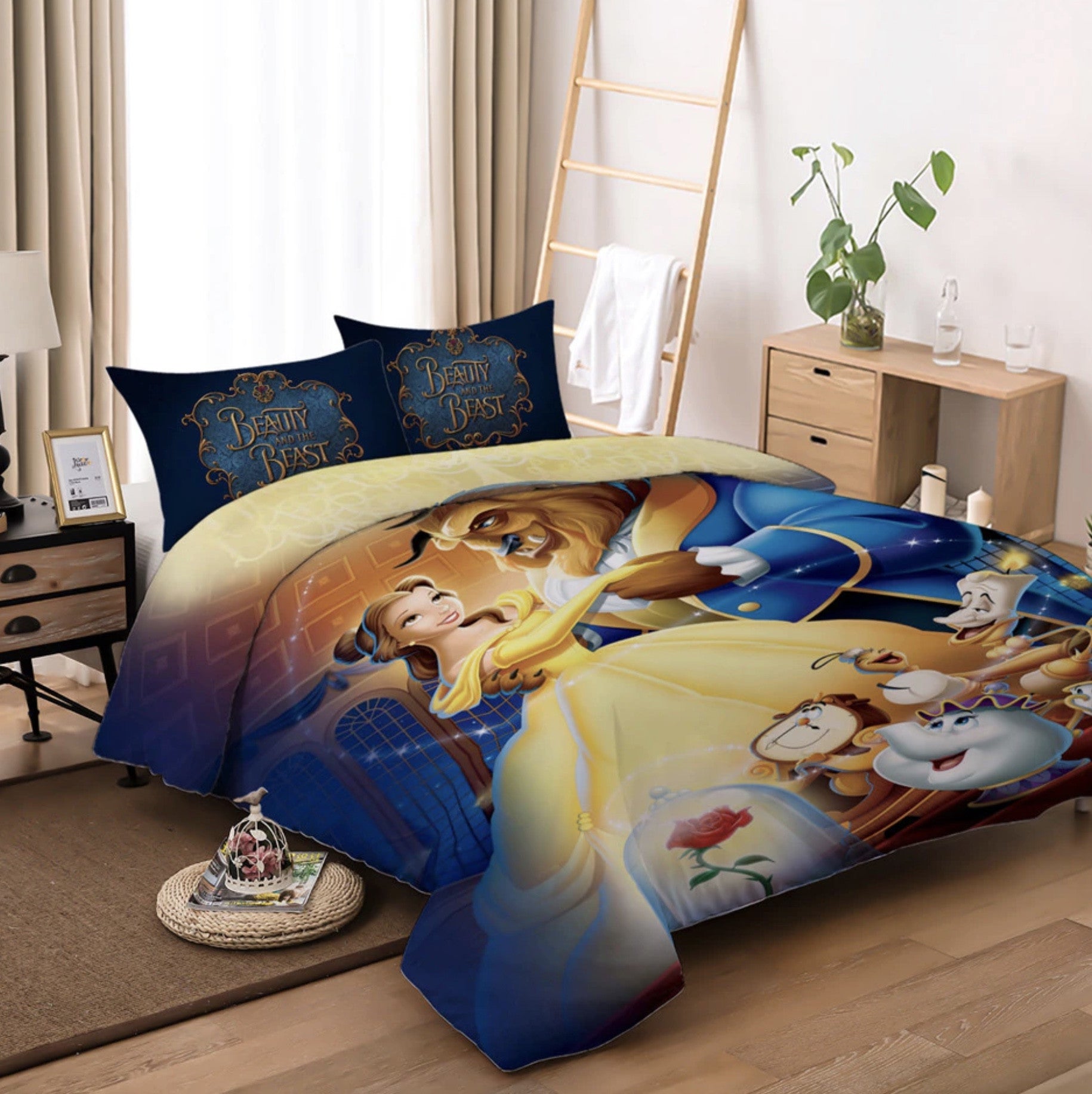 Set letto La Bella e la Bestia