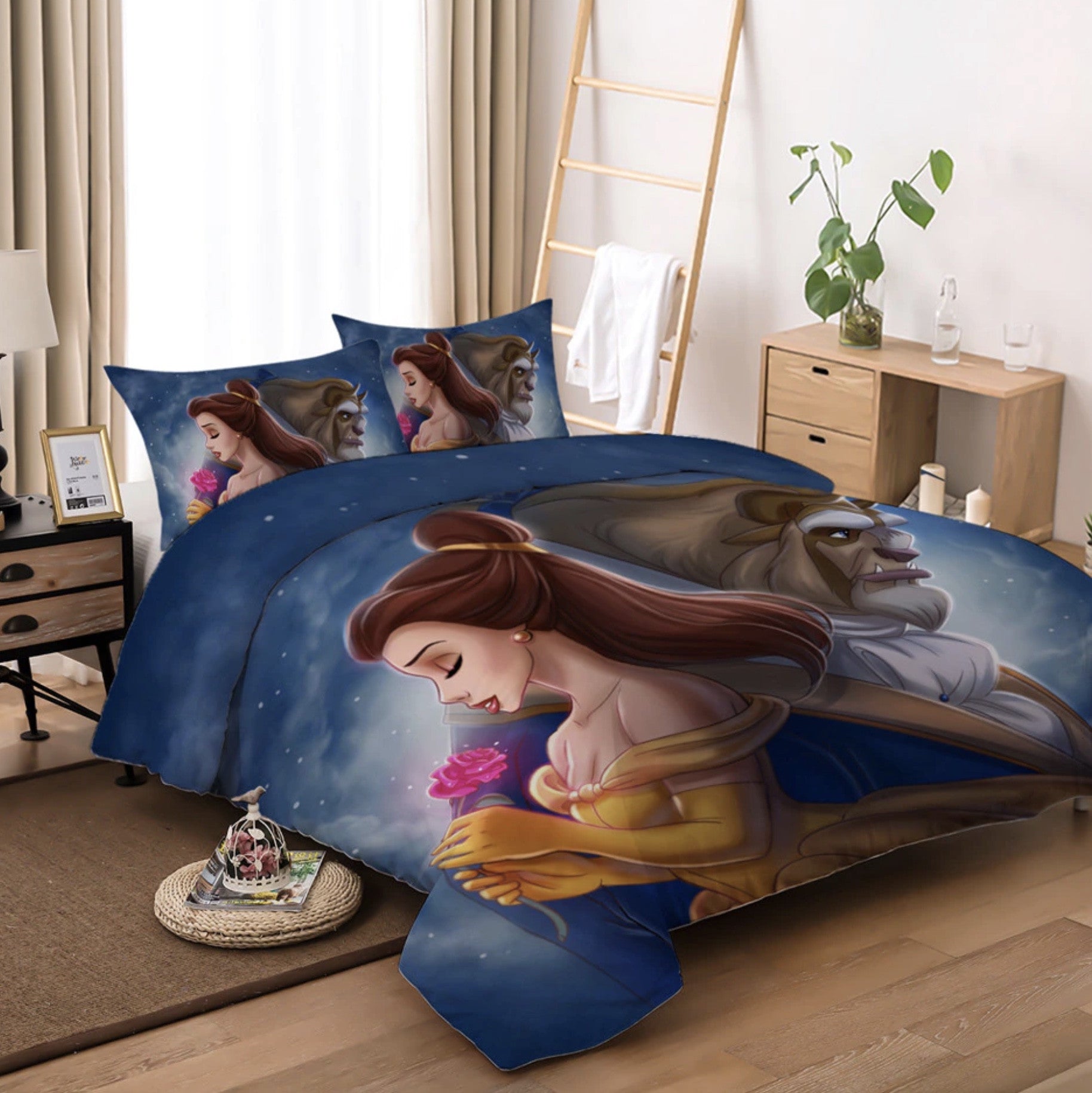 Set letto La Bella e la Bestia