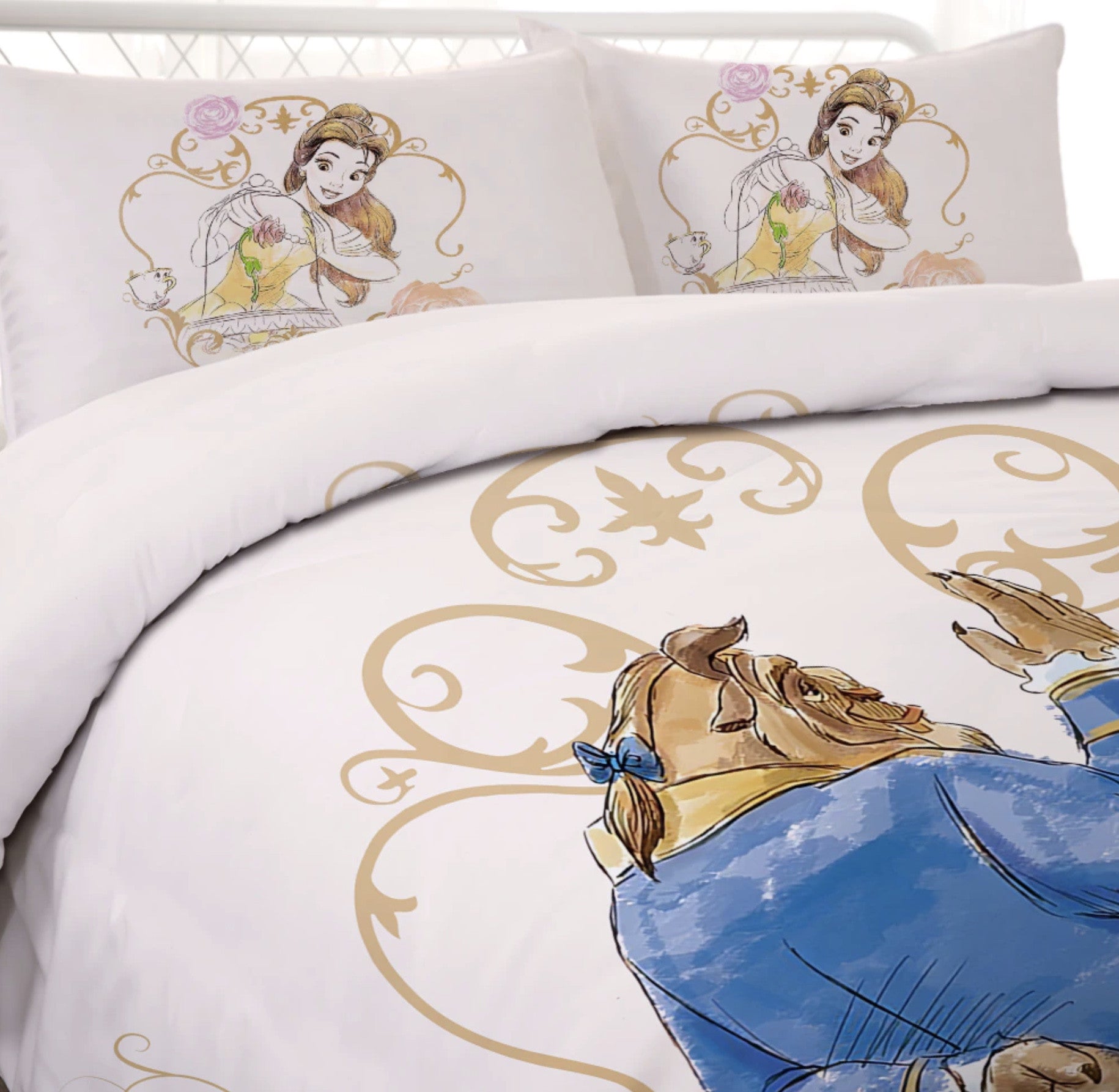 Set letto La Bella e la Bestia V2