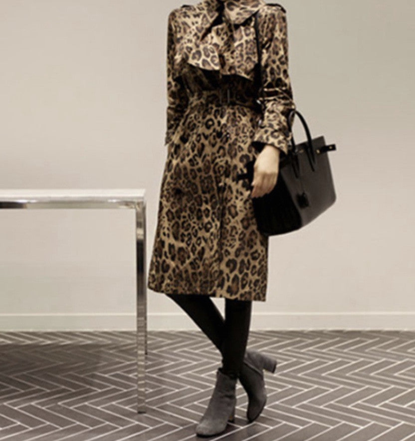 Trench leopardato Egilda