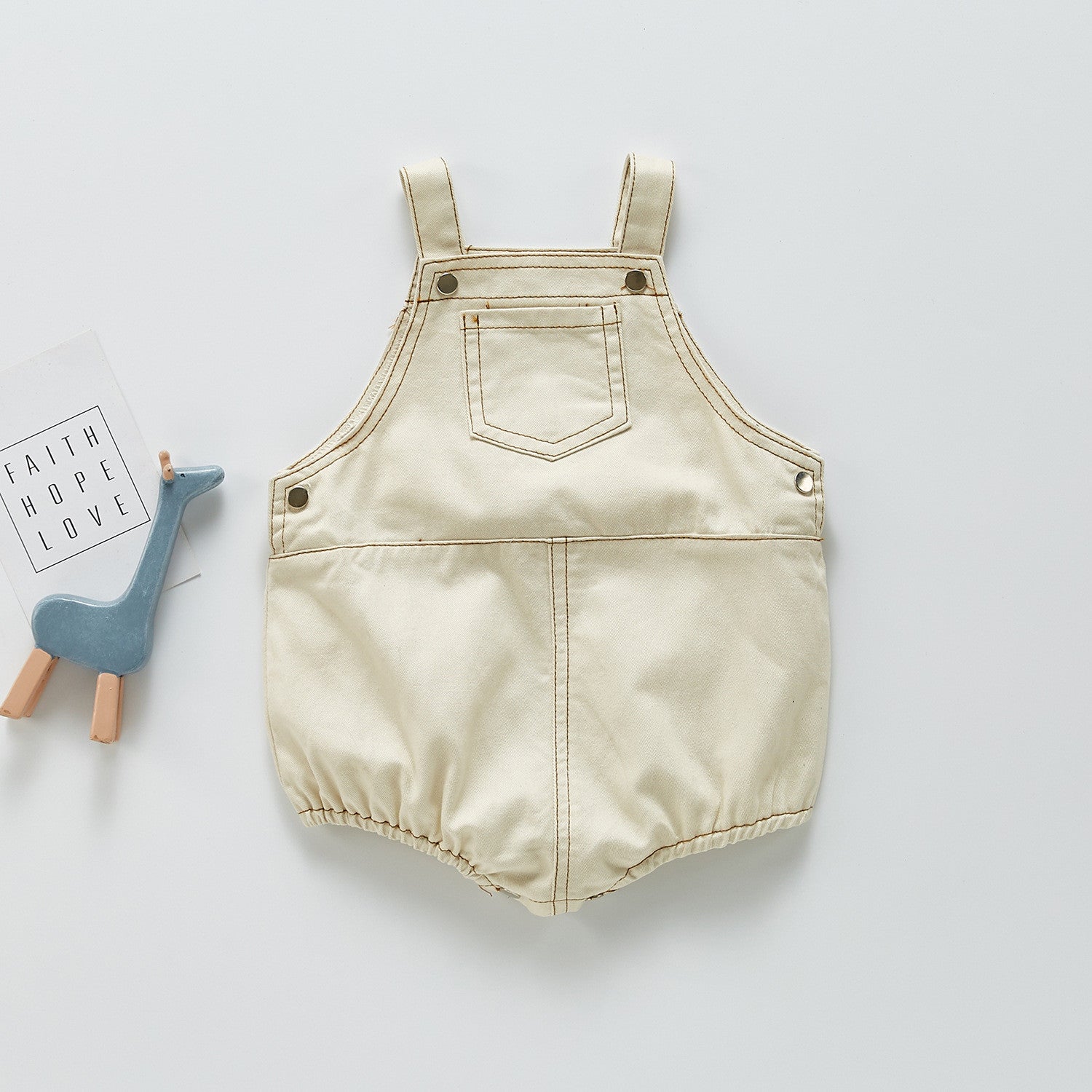 Body-salopette baby denim