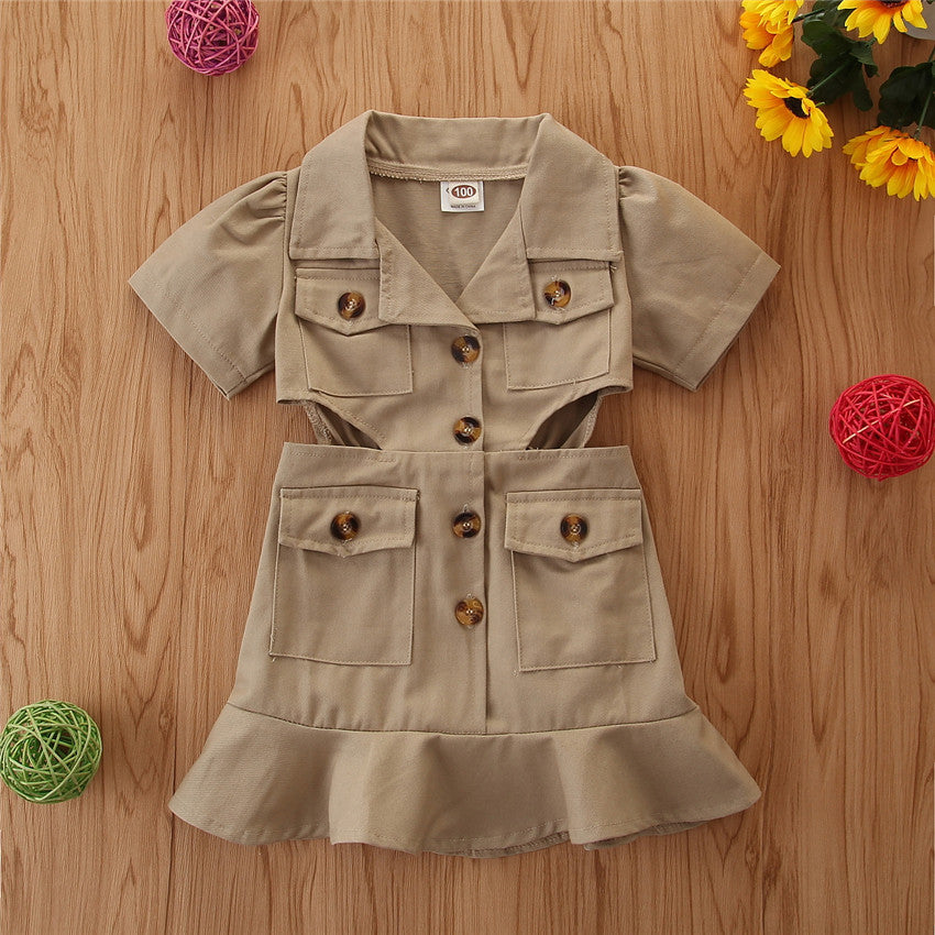 Minidress baby safari