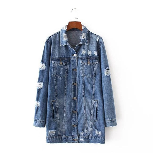 Giacca denim lunga Dasda