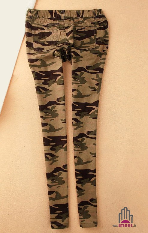 pantalones de camuflaje Reja