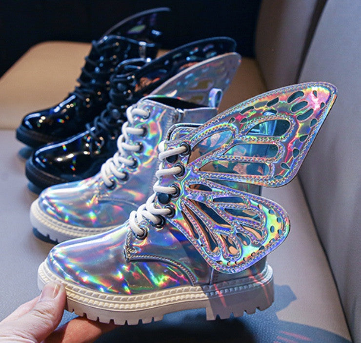 Stivaletti bimba ali farfalla