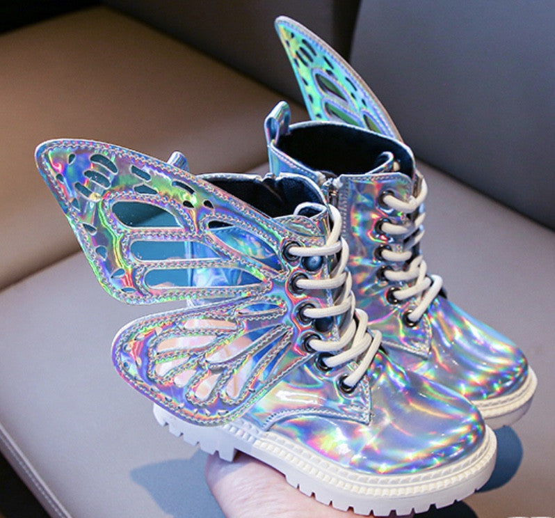 Stivaletti bimba ali farfalla