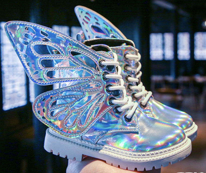 Stivaletti bimba ali farfalla