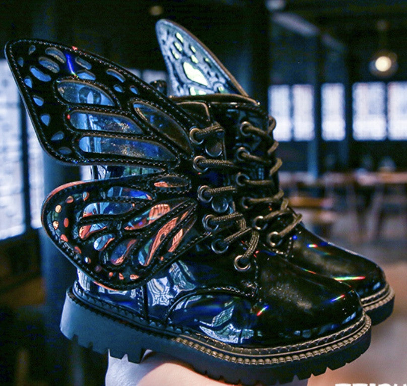 Stivaletti bimba ali farfalla