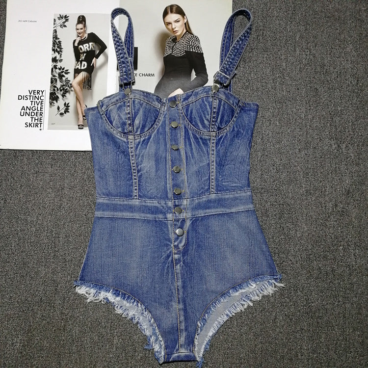 Body in denim coppe