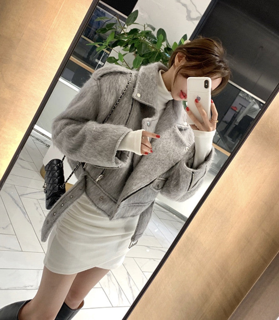 Chiodo peloso grigiotopo