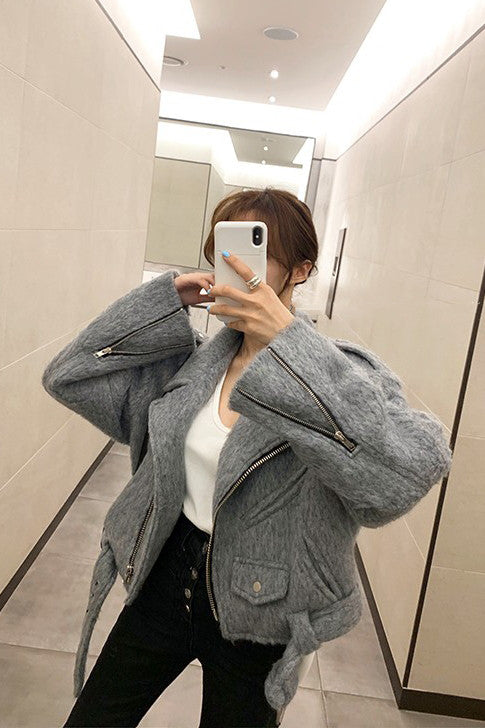 Chiodo peloso grigiotopo