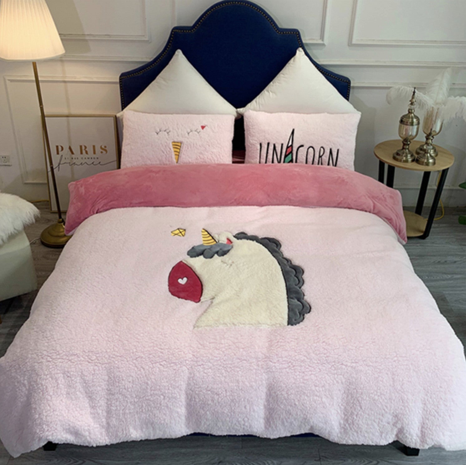 Set letto pelosi peluchosi