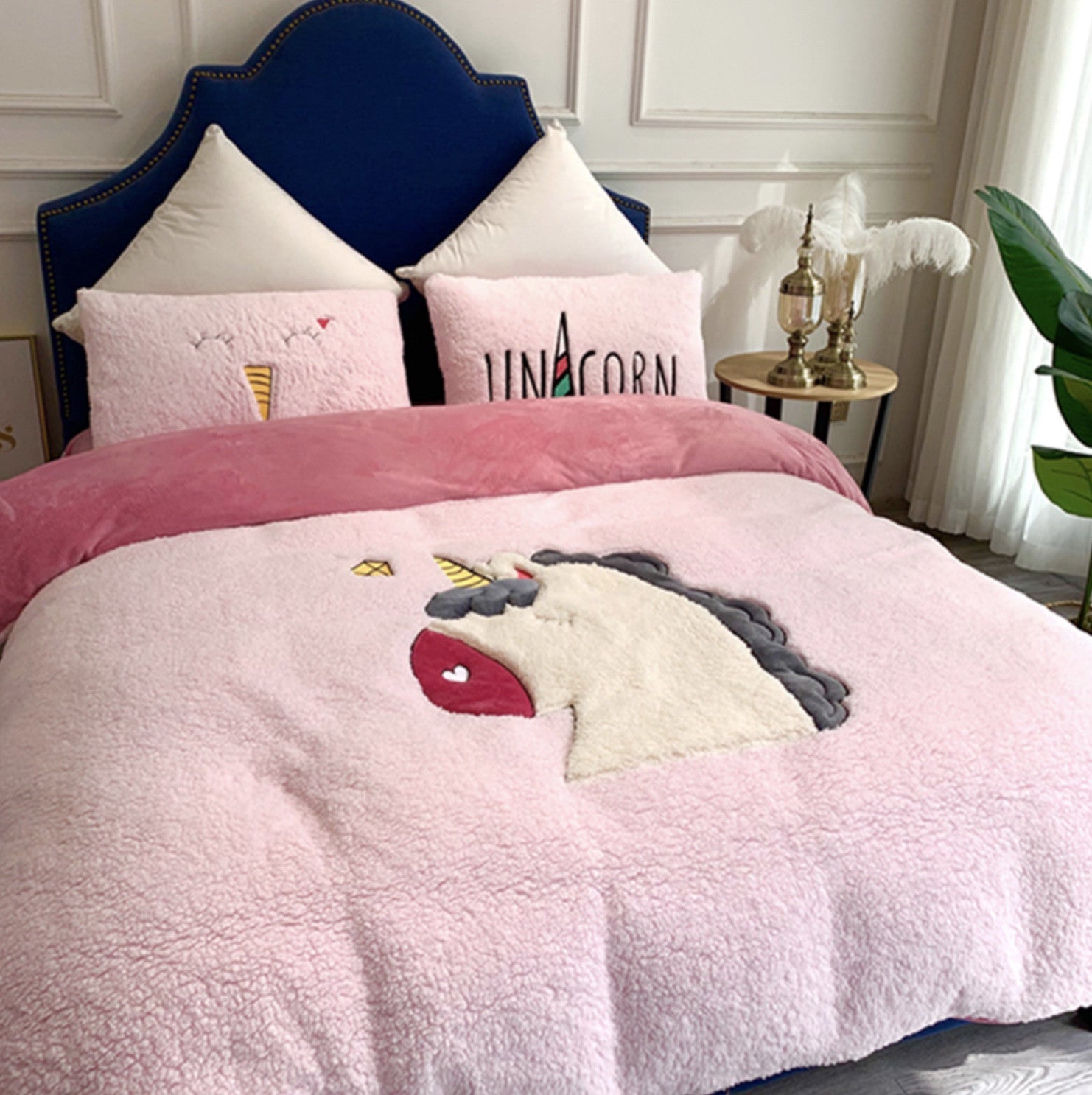 Set letto pelosi peluchosi