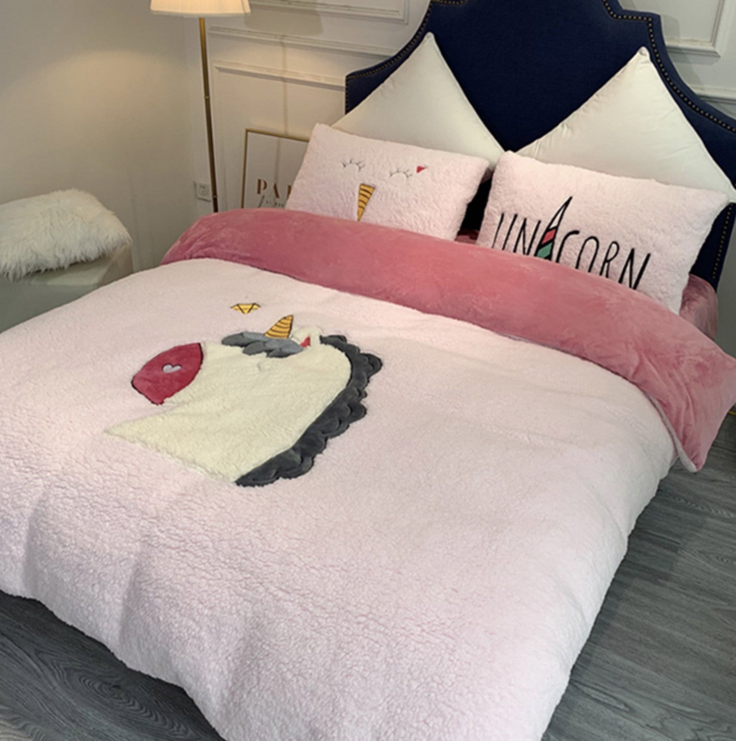 Set letto pelosi peluchosi