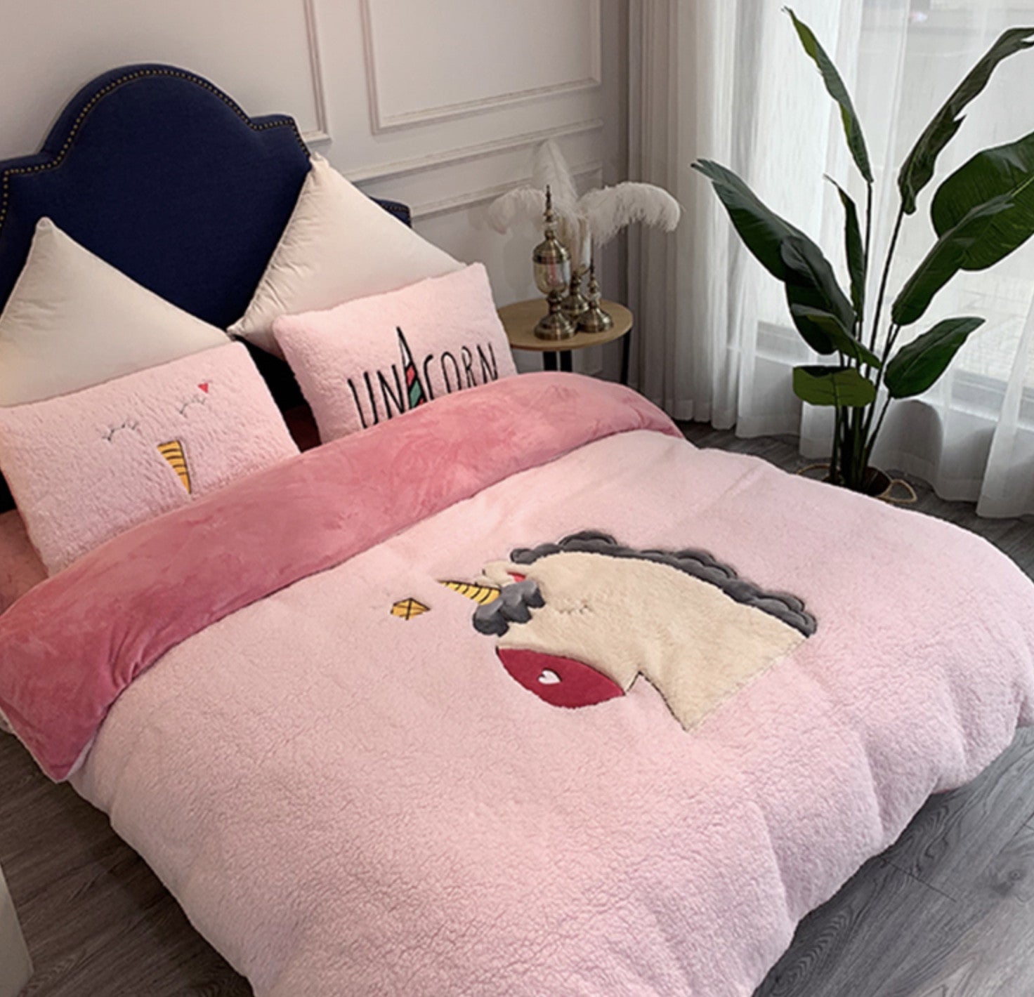 Set letto pelosi peluchosi