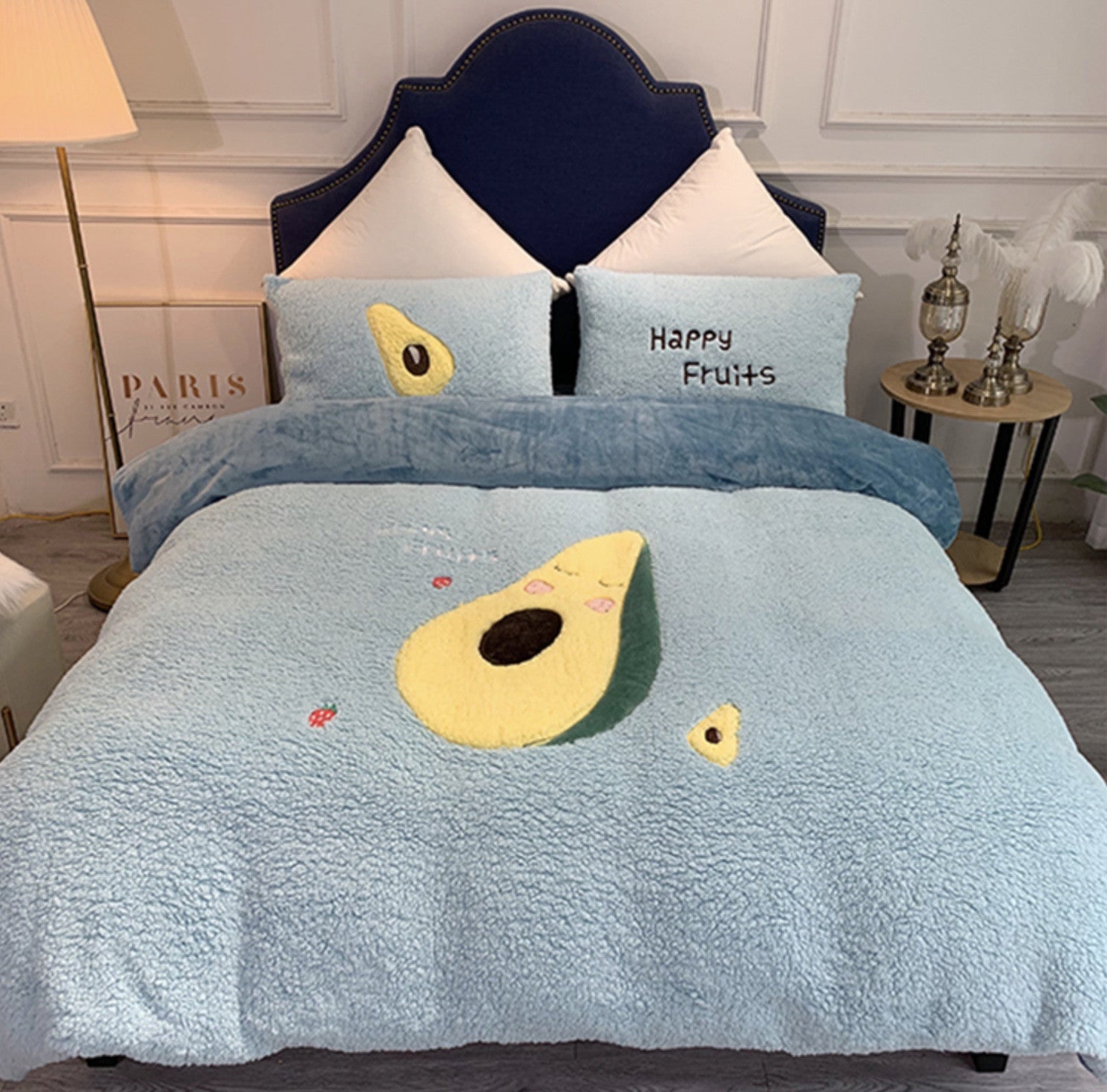 Set letto pelosi peluchosi