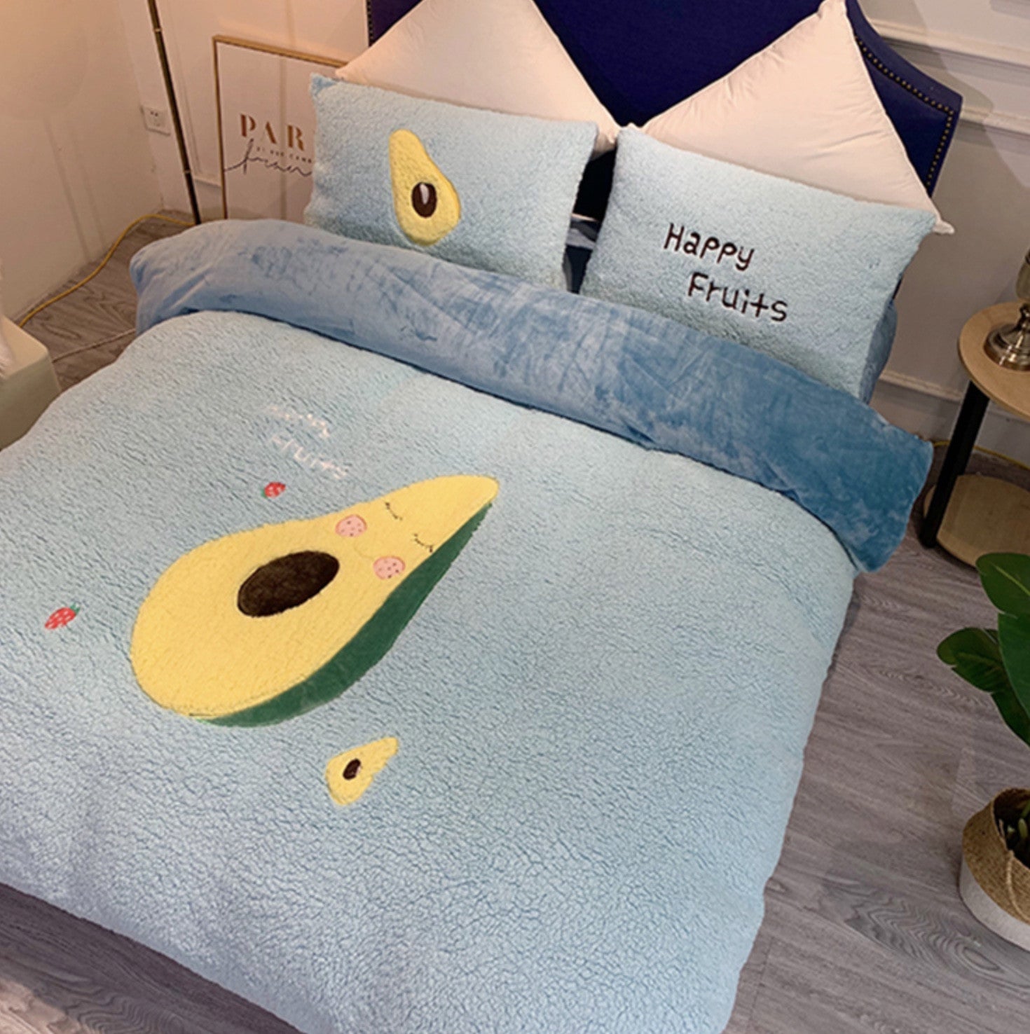 Set letto pelosi peluchosi