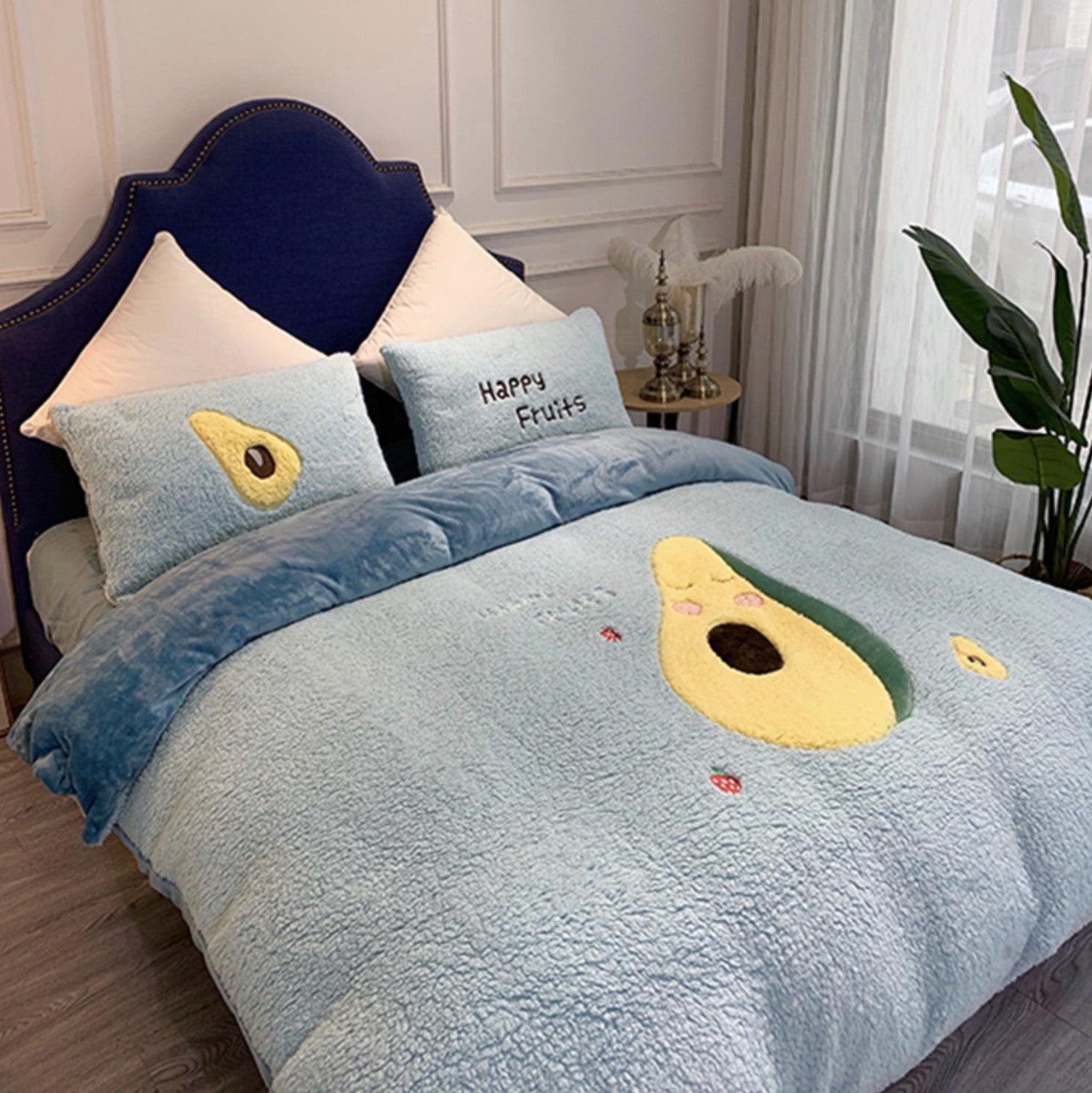 Set letto pelosi peluchosi