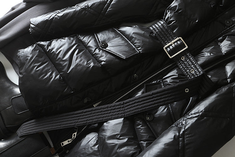 Piumino lungo Estyl cappuccio