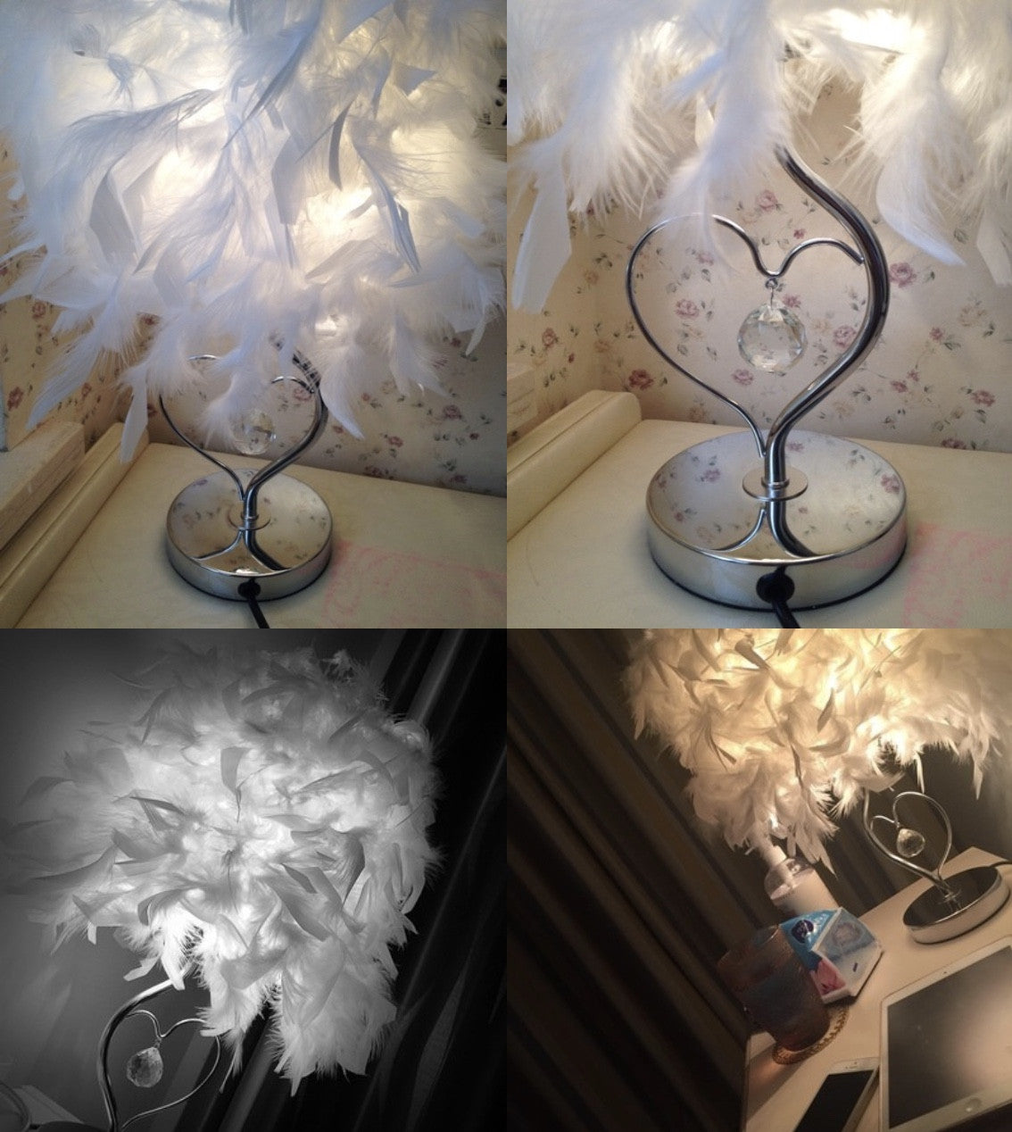 Lampada piume Soffyl Love