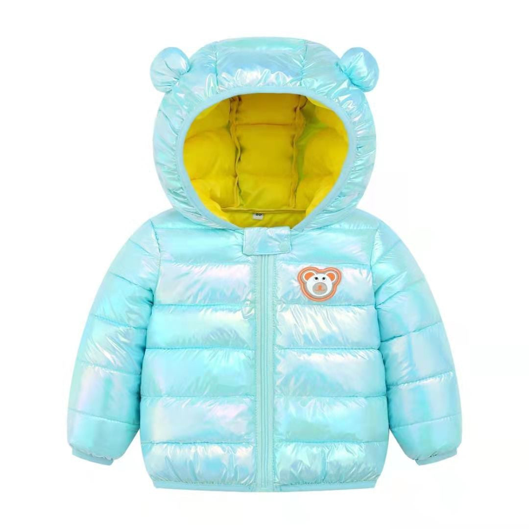 Baby piumino con orecchie bear