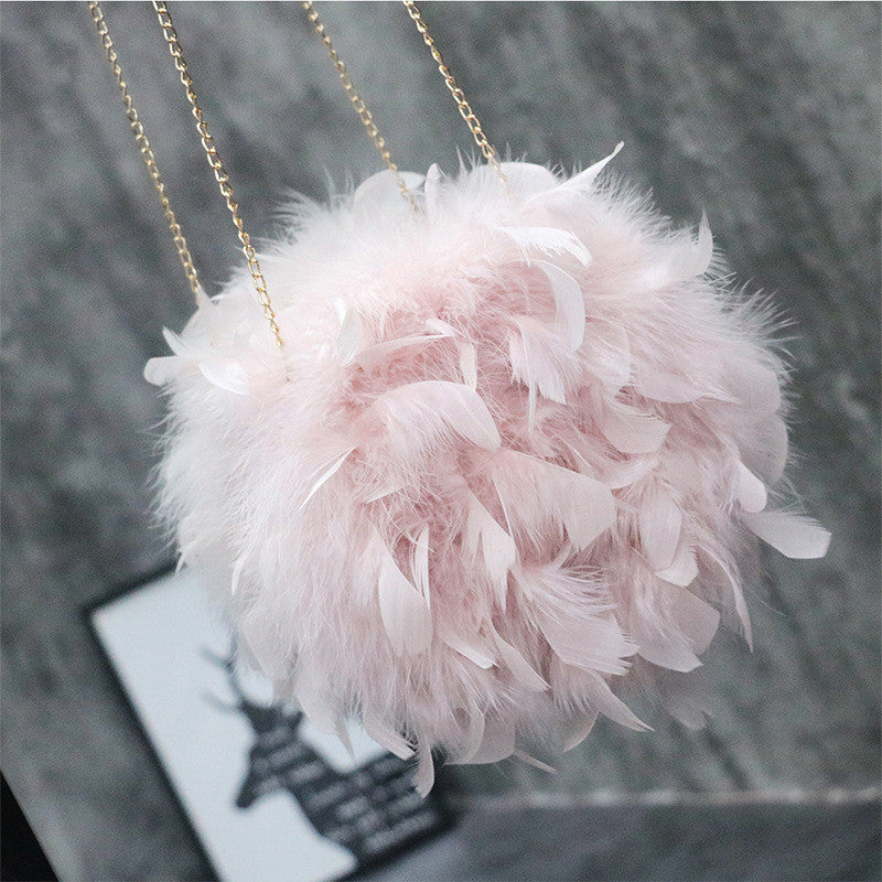 Pochette tonda plumage