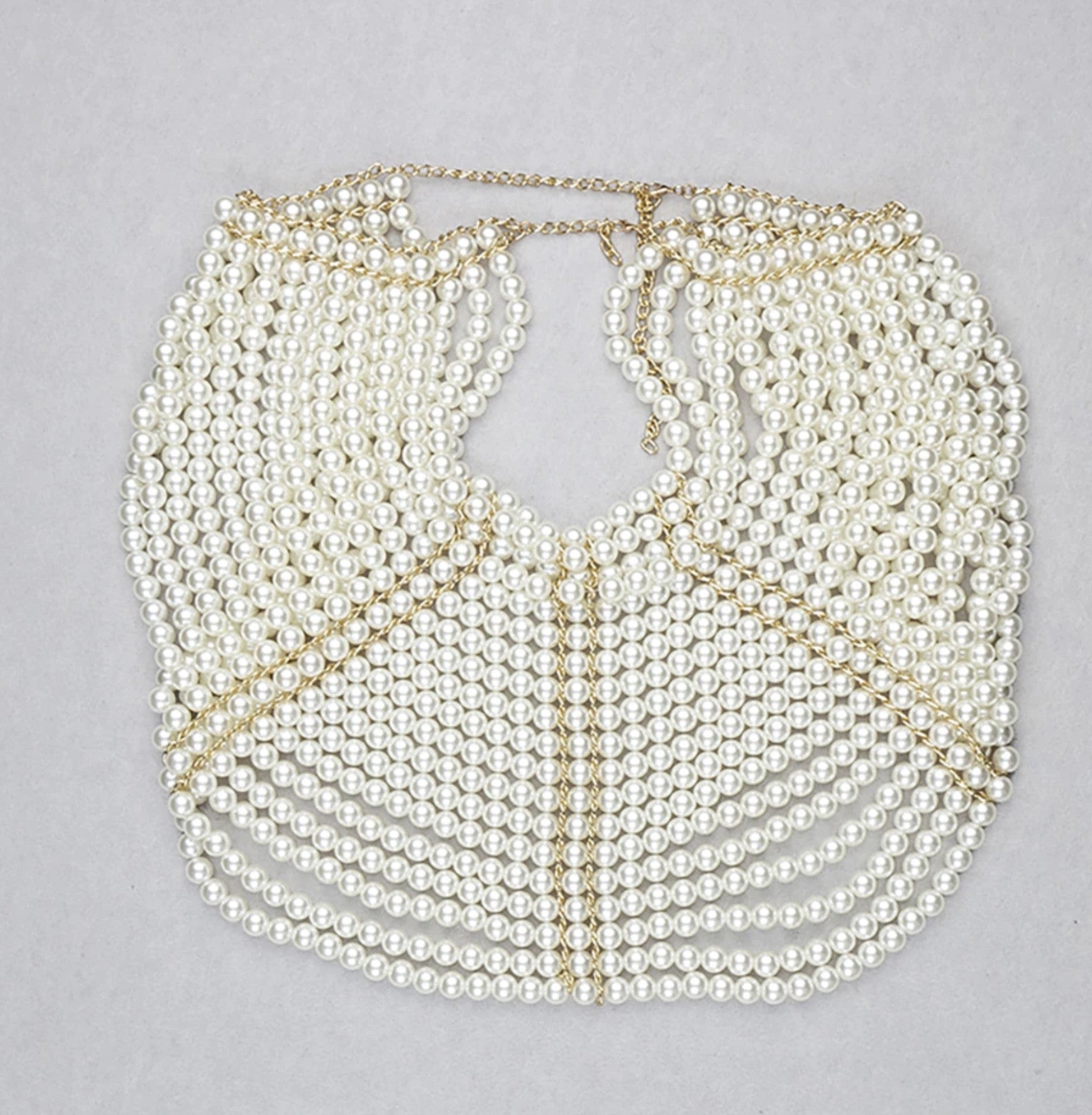 Top-scultura in perle Nyhg