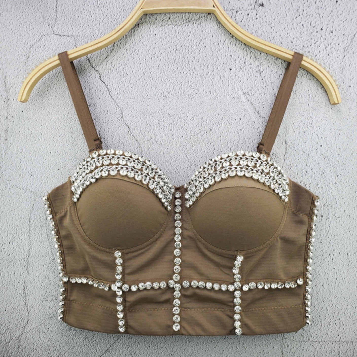 Crop Top Diamond Chain