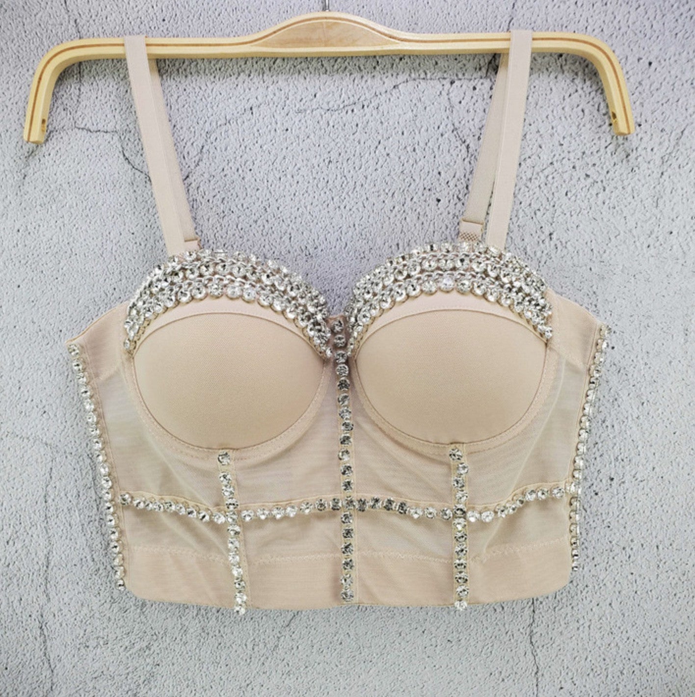 Crop Top Diamond Chain