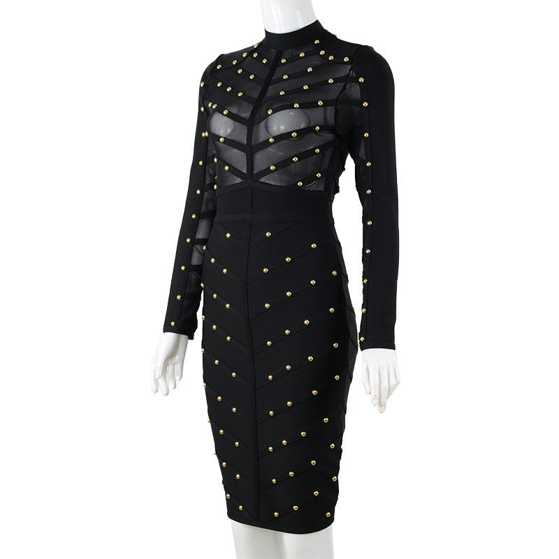 Abito spider borchie