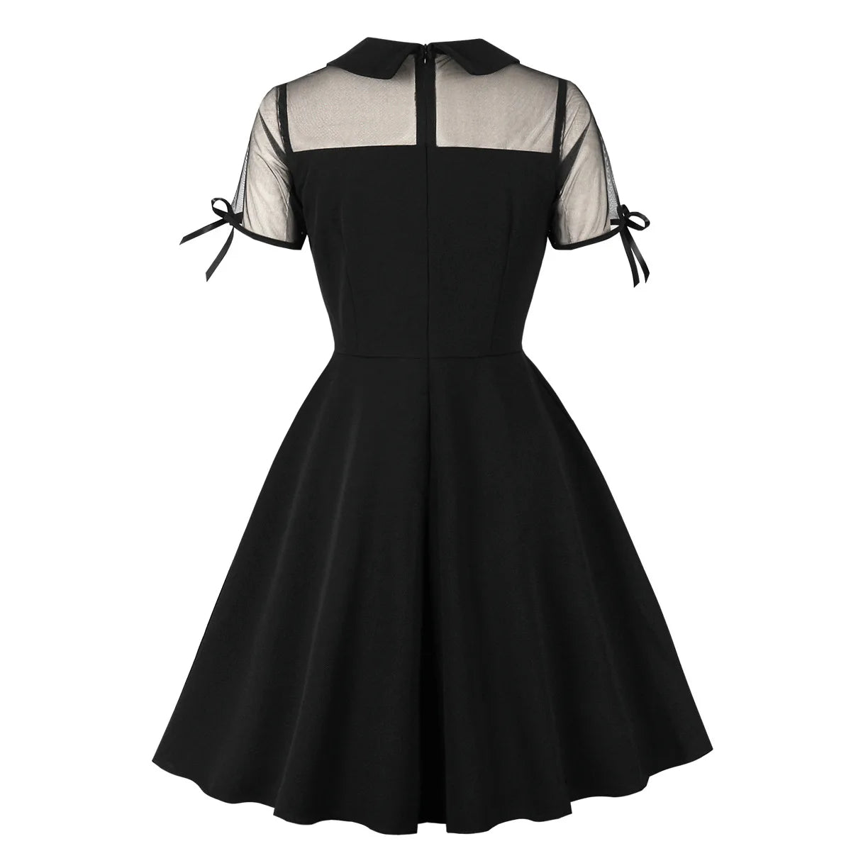 Pinsy Dress Nero vista posteriore | Dream Shop